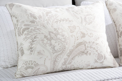 Indie Paisley 3-Piece Full/Queen Comforter Set - White|Ensemble d'édredon Indie Paisley 3 pièces pour lit double ou grand lit - blanc|PAISL3FQ